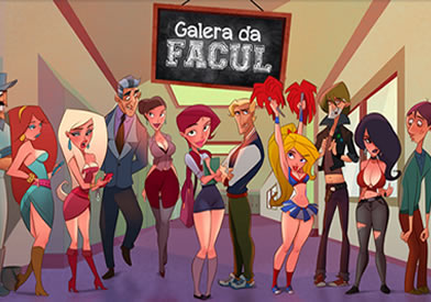 Galera da Facul - Na sala do diretor.